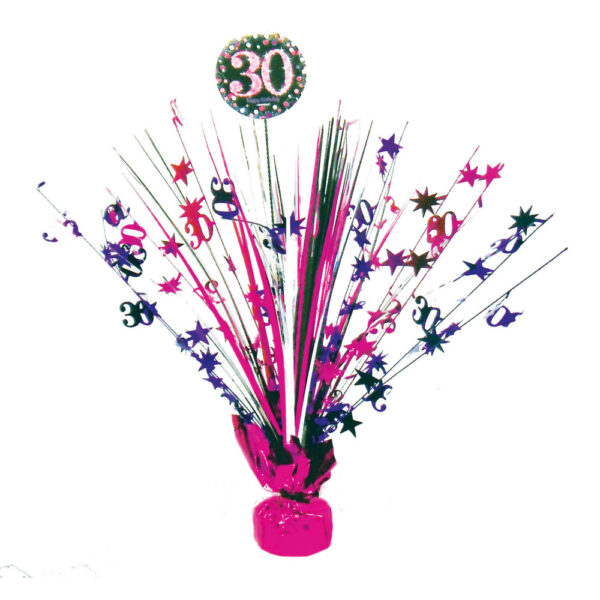 Happy Birthday Rosa 30 Borddekoration 45,7 cm