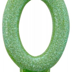 Färgad glitterljus, nummer 0