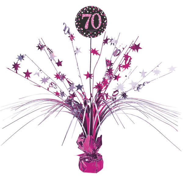 Happy Birthday 70 Borddekoration 45,7 cm
