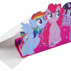 My Little Pony Rainbow Sparkle Festinbjudningar 8 st