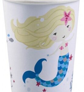 Mermaid Shellebrate pappersmuggar 8 st 250 ml
