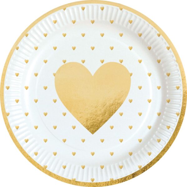 Love Everyday papperstallrik 8-pack 23 cm