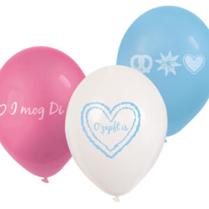 Ballonger för öl- och bierfest, 6-pack 22,8 cm