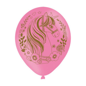 Enhörning ballong, 6 st 11 tum (27,5 cm)