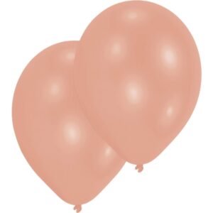 Colour Pearl Roséguld Rosa Ballong, 10 st 11 tum (27,5 cm)