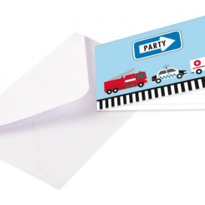 On the Road Festinbjudan, paket med 8