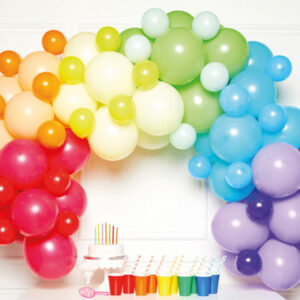 Colour Rainbow ballong, ballonggirlang 78-delars set