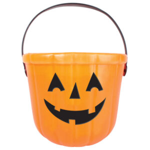 Halloween orange pumpa godissamlare 17x14 cm