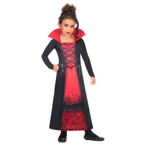 Halloween Vampire-dräkt Ros 10-12 år