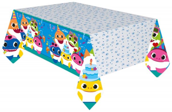 Baby Shark pappersduk 120x180 cm