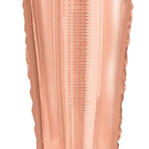 Sifferballong i roséguld, 103 cm