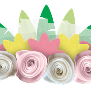Flower Beautiful Horses hårband 4-pack