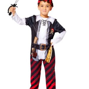 Piratskostym för 2–3 år