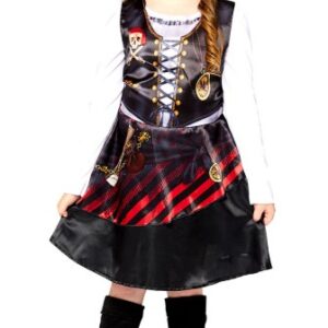 Pirate Pirate Girl, flickdräkt 6-8 år