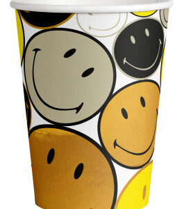 Emoji Smiley Originals pappersmuggar 8-pack 250 ml