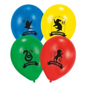 Harry Potter hus ballonger, 6-pack 27,5 cm