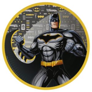 Batman City pappersassiettset, 8 st, 23 cm