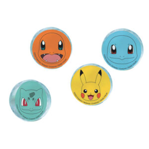 Pokémon gummiboll set 4-pack, 4 cm