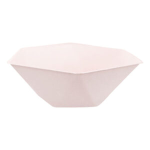 Colour Vert Decor rosa hexagonala djupa tallrikar 6-pack 15,8 cm