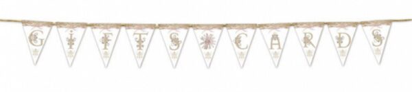 Wedding i Gifts & Cards vimpelgirlang 240 cm