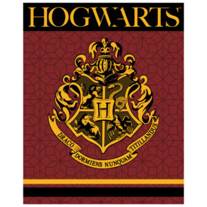 Harry Potter Crest fleecefilt 120x150 cm