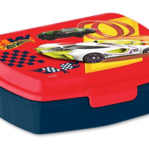 Hot Wheels rolig plastlåda för smörgåsar