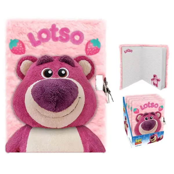 Disney Toy Story Lotso Jordgubbe 3D Dagbok med lås - Bild 2