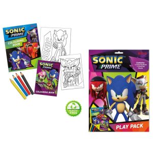 Sonic the Hedgehog färgläggningsset Prime