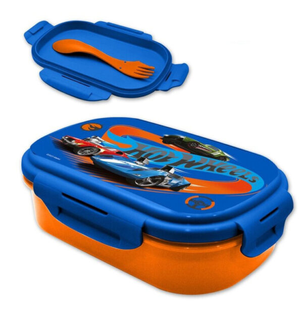 Hot Wheels matlåda med bestickset