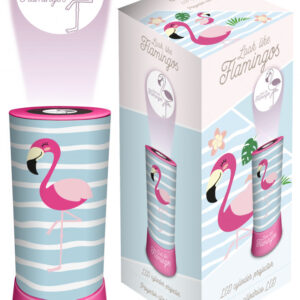 Flamingo Happy Flamingo 2-i-1 Projektor, Lampa, Nattlampa