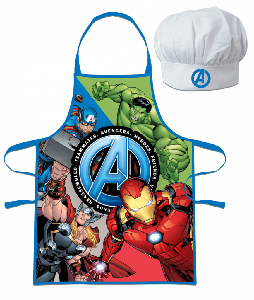 Avengers Teammates barnförkläde 2-delars set
