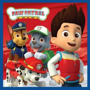 Paw Patrol Magisk Handduk Ansiktshandduk, 30x30 cm