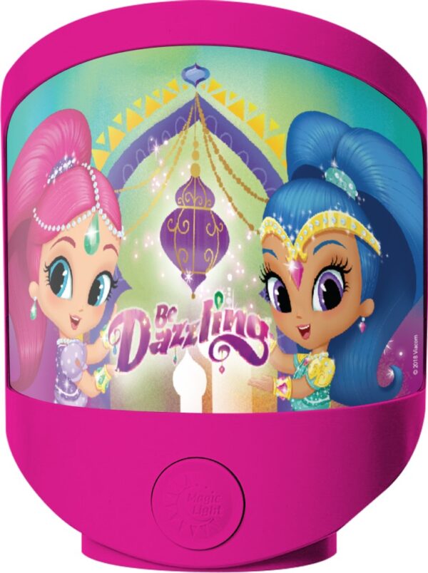 Shimmer and Shine Glittrande nattlampa, nattljus