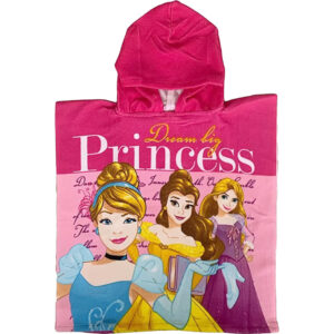 Disney Princess strandhandduk poncho 50x100 cm (Fast Dry)