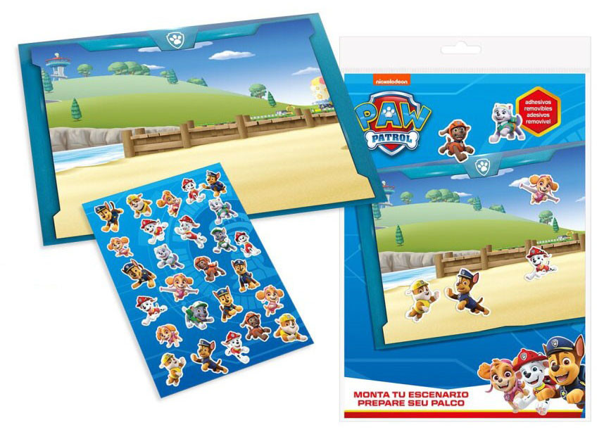 Paw Patrol klistermärkesdekoration