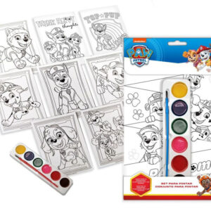 Paw Patrol målarfärg med set