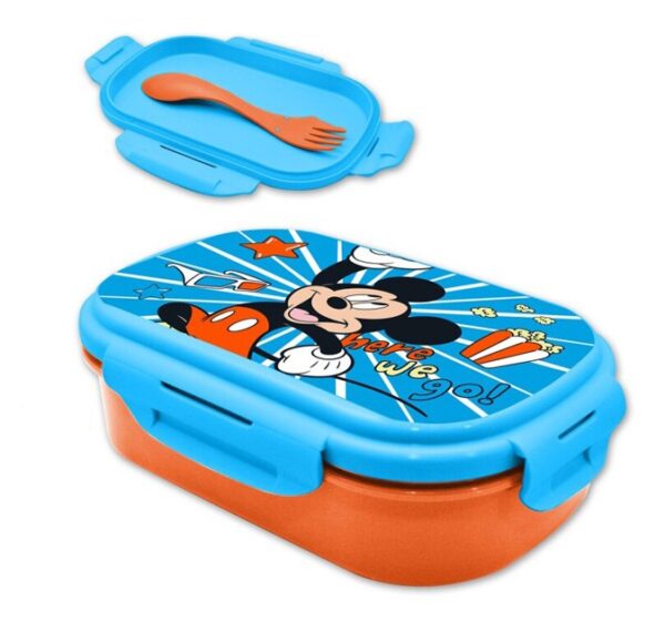 Disney Mickey Go Smörgåslåda med bestickset
