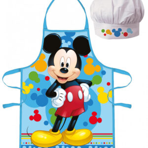 Disney Mickey Grinning Colors barnförkläde 2-delars set