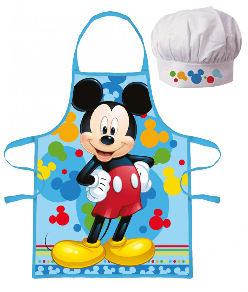 Disney Mickey Grinning Colors barnförkläde 2-delars set