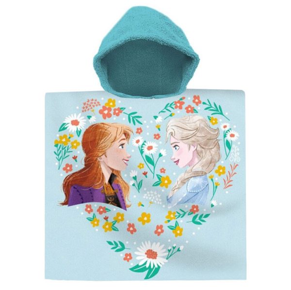 Disney Frozen strandhandduk poncho 60x120 cm