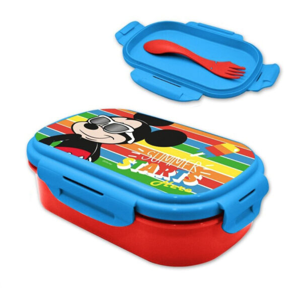Disney Mickey Starts smörgåslåda med bestickset