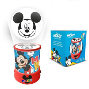 Disney Mickey Happy 2-i-1 projektor, lampa och nattlampa