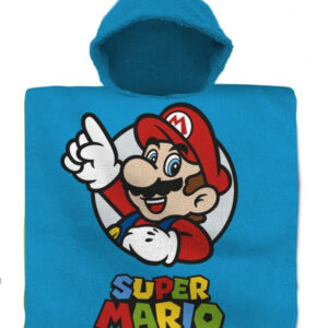 Super Mario strandhandduk poncho 60x120 cm