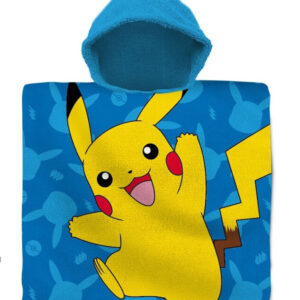 Pokémon Blue strandhandduk poncho 60x120 cm