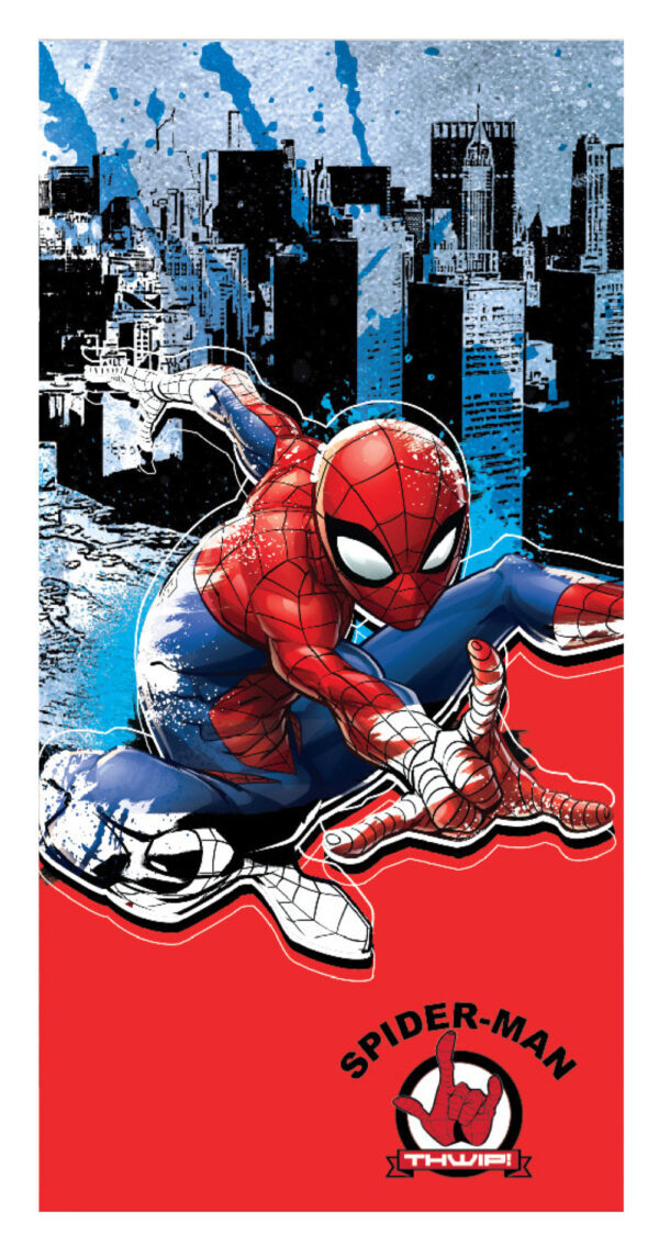 Spindelmannen Jump badhandduk, strandhandduk 70x137 cm