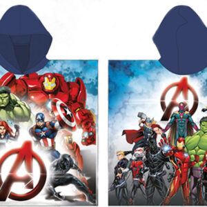 Avengers Heroes strandhandduk poncho 55x110 cm (Fast Dry)