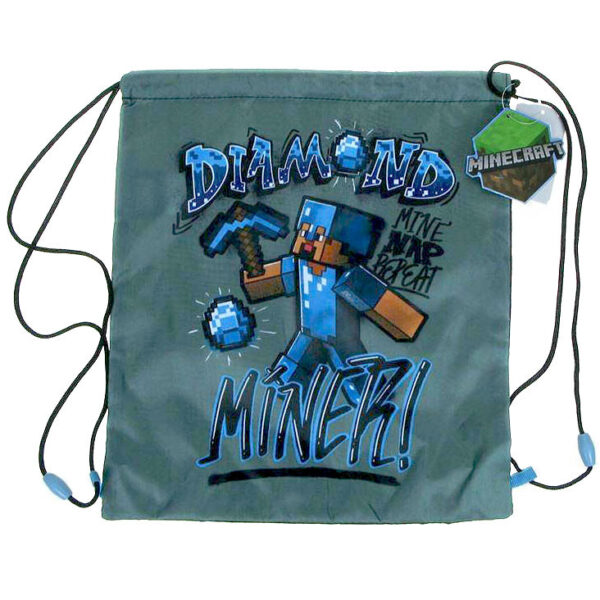 Minecraft sportväska gympapåse 37 cm