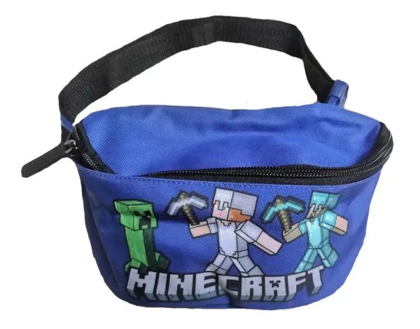 Minecraft midjeväska 22 cm