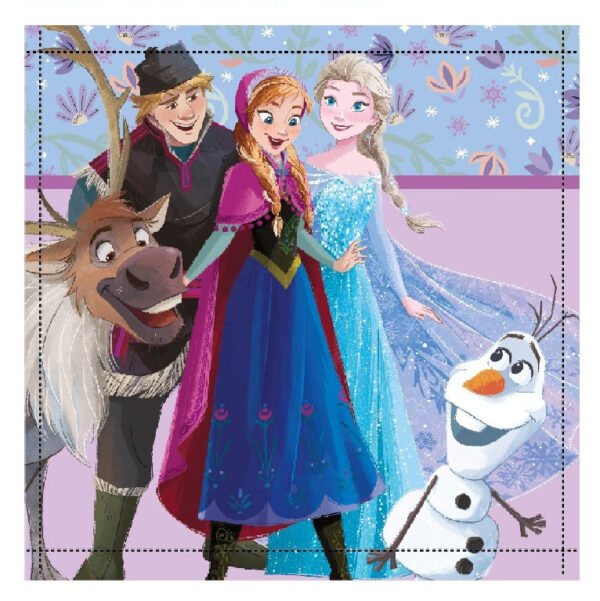 Disney Frozen Friends Forever handduk 30x30 cm