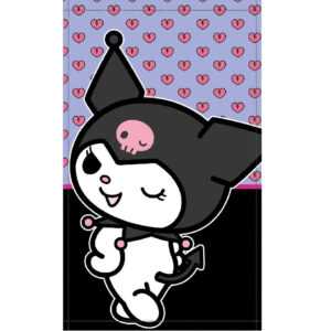 Hello Kitty Kuromi handduk 30x50 cm